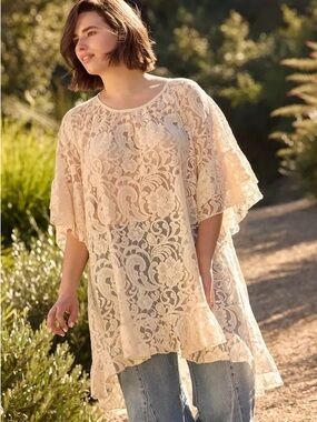 Torrid Festi Hi-Low Lace Tunic